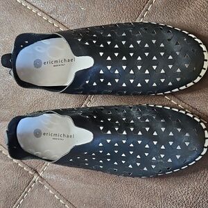 Eric Michael Euopean Casual Lightweight Slip On Cut Out Flats